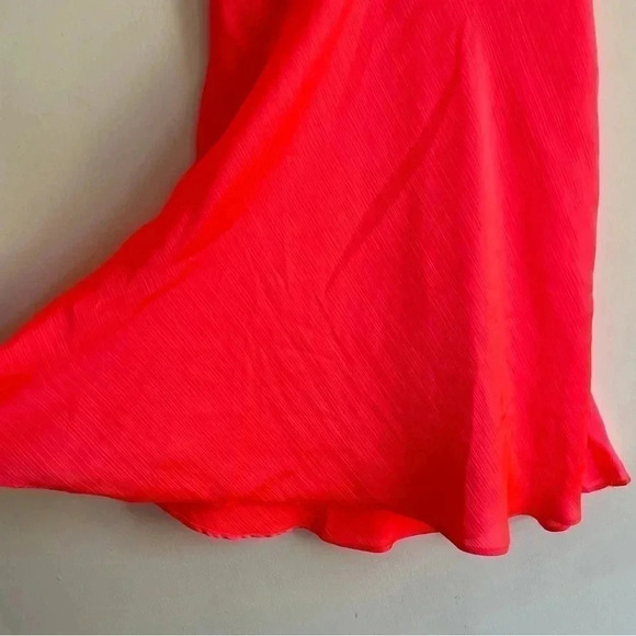 Free People Intimately Neon Pink Mini Slip Dress Adjustable Beaded Sleeveless - Picture 5 of 11